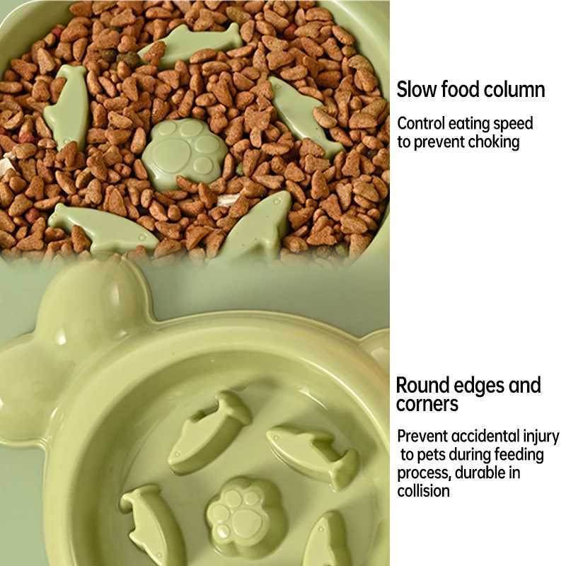 1 pcs Slow Eating Pet Bowl with Seal Animal shape Preventing Choking Interactive Healthy Design Dog Puzzle Bowl Chew-ResistantXJ241125