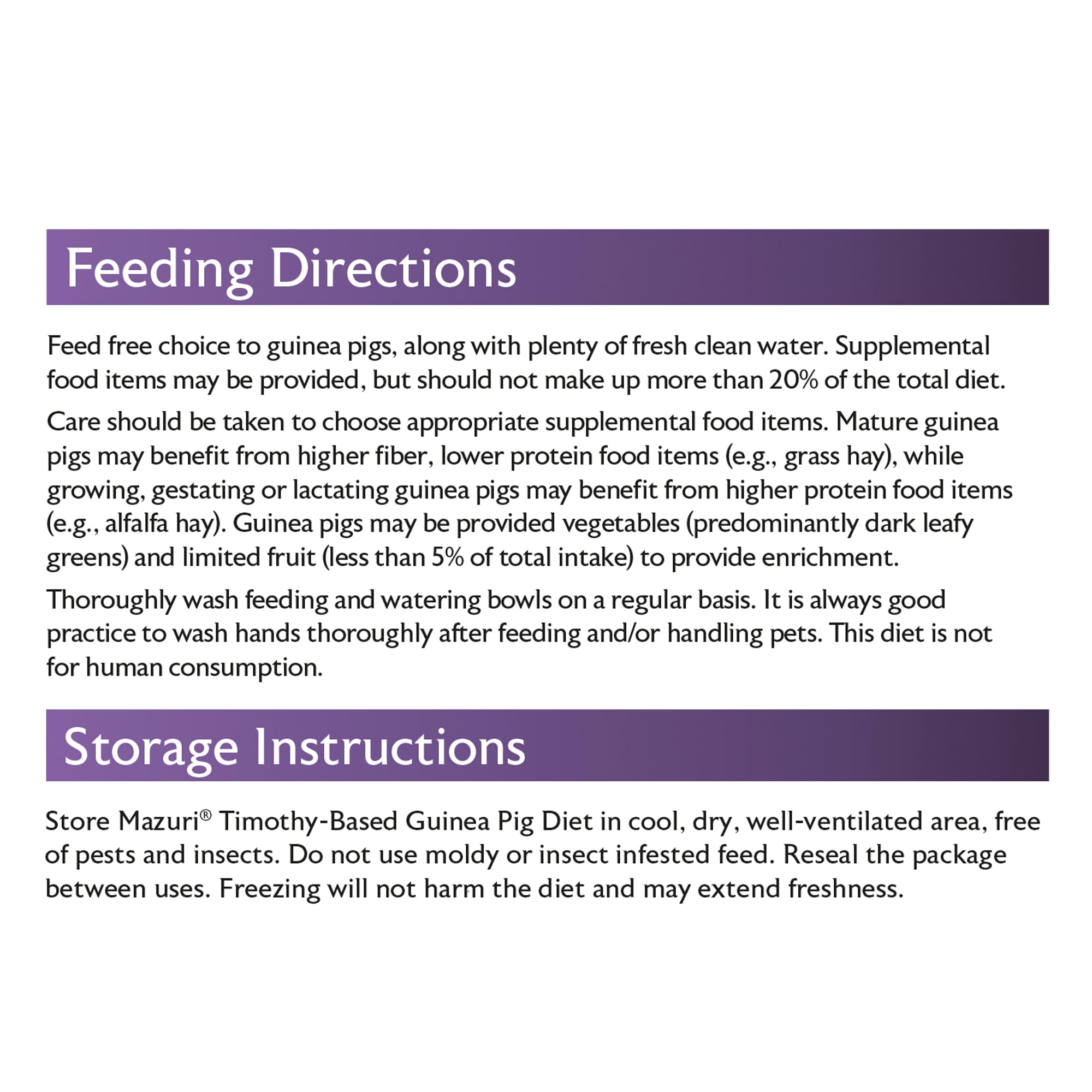 Mazuri Guinea Pig Diet Food, 25 lbs.