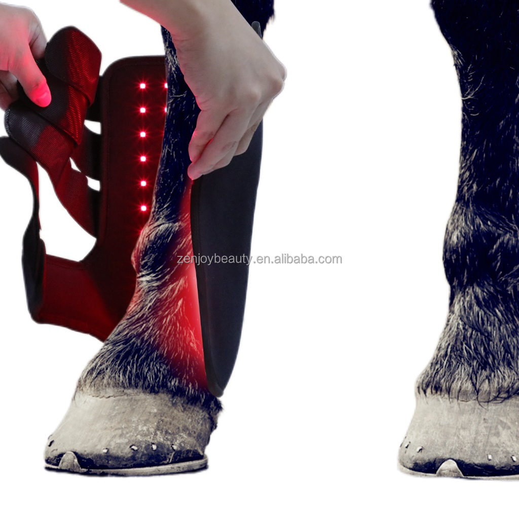 2024 Pet Muscle Pull Wound Recovery 660nm 850nm Horse Leg Therapy Wrap Portable Light Therapy LED LIGHT THERAPY
