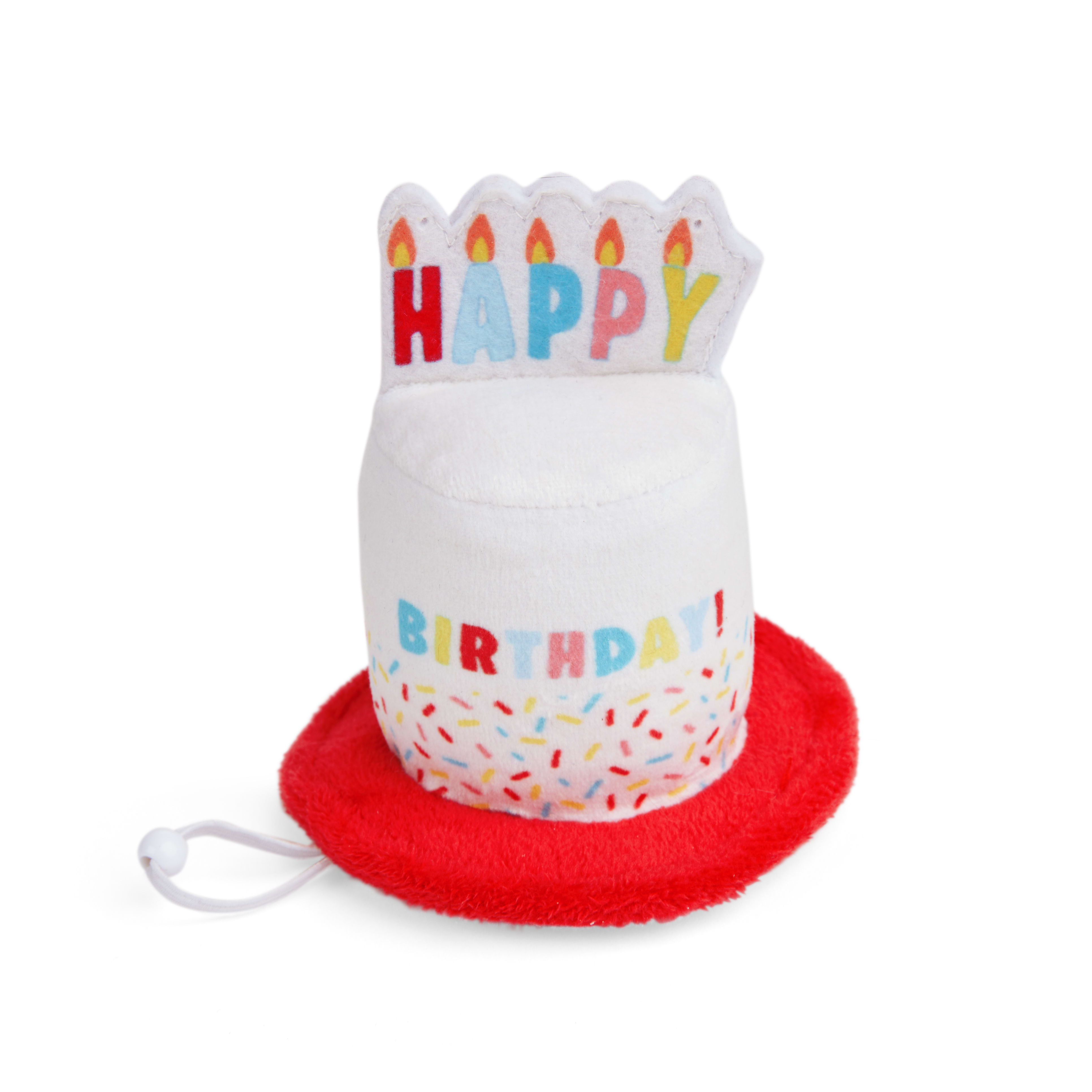 YOULY Birthday Cake Dog Hat, Large/X-Large