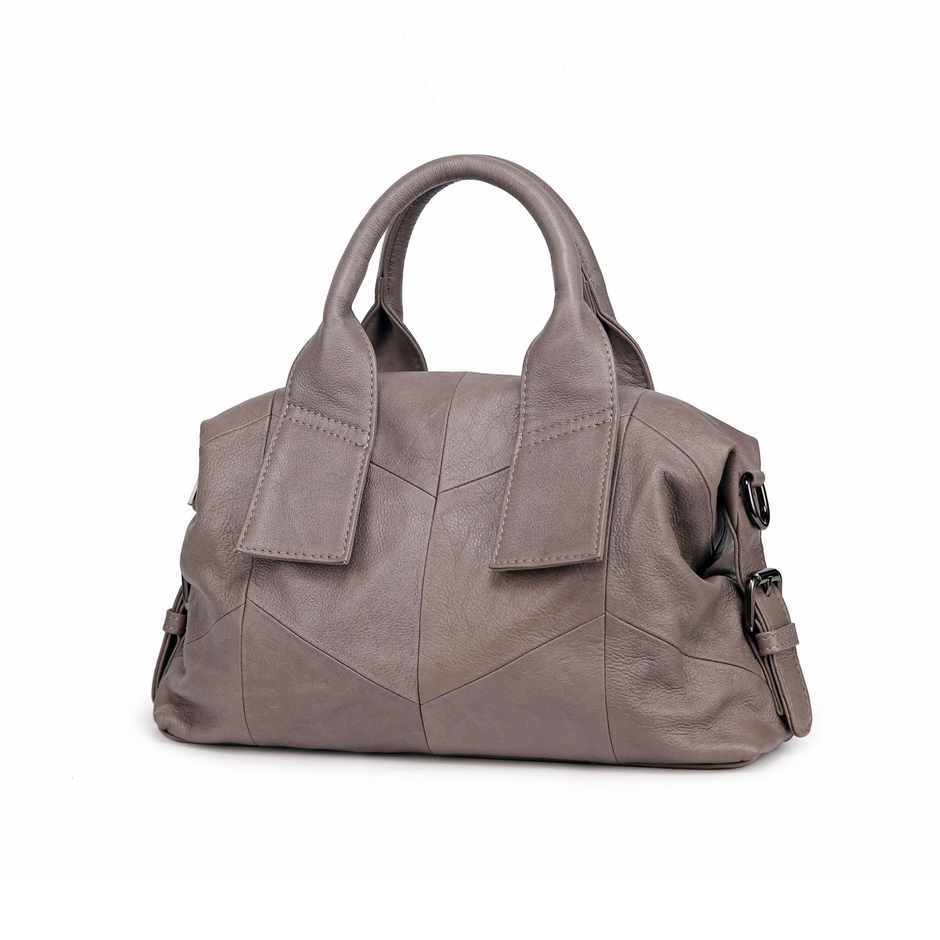 2022 New Genuine Leather Women's Top Layer Cowhide Handbag Simplified Casual Bag