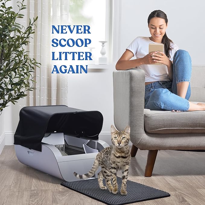 Cat automatic litter box cat litter basin open style automatic cat litter basin