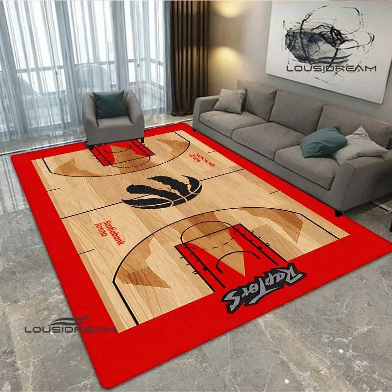 Carpets Basketball court printed carpet Living room bedroom carpet non -slip door pad area rug cute rug kawaii rug birthday gift L240910