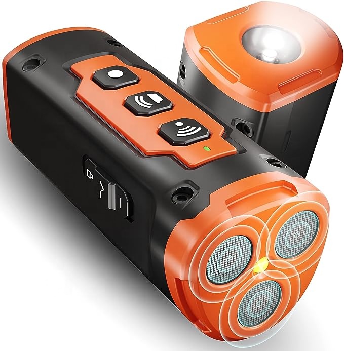 High Power Rechargeable Ultrasound Dog Repeller Ultrasonic Sound Bark Control Devices Dog Training Stop Barking Devices