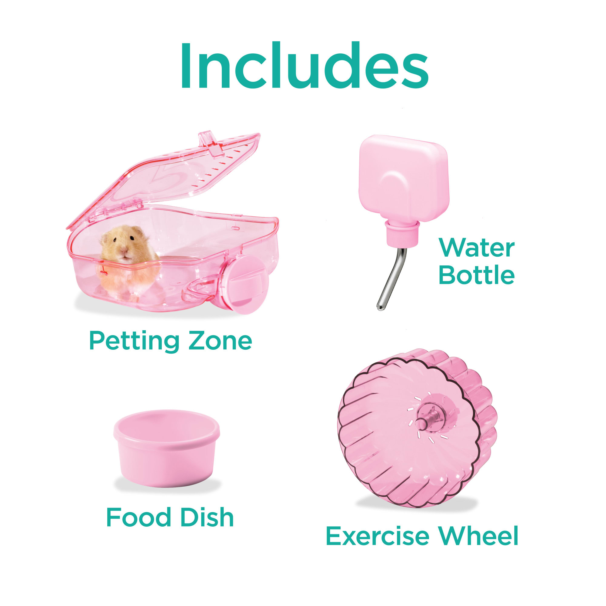 Kaytee Pink CritterTrail 1-Level Habitat for Small Animals