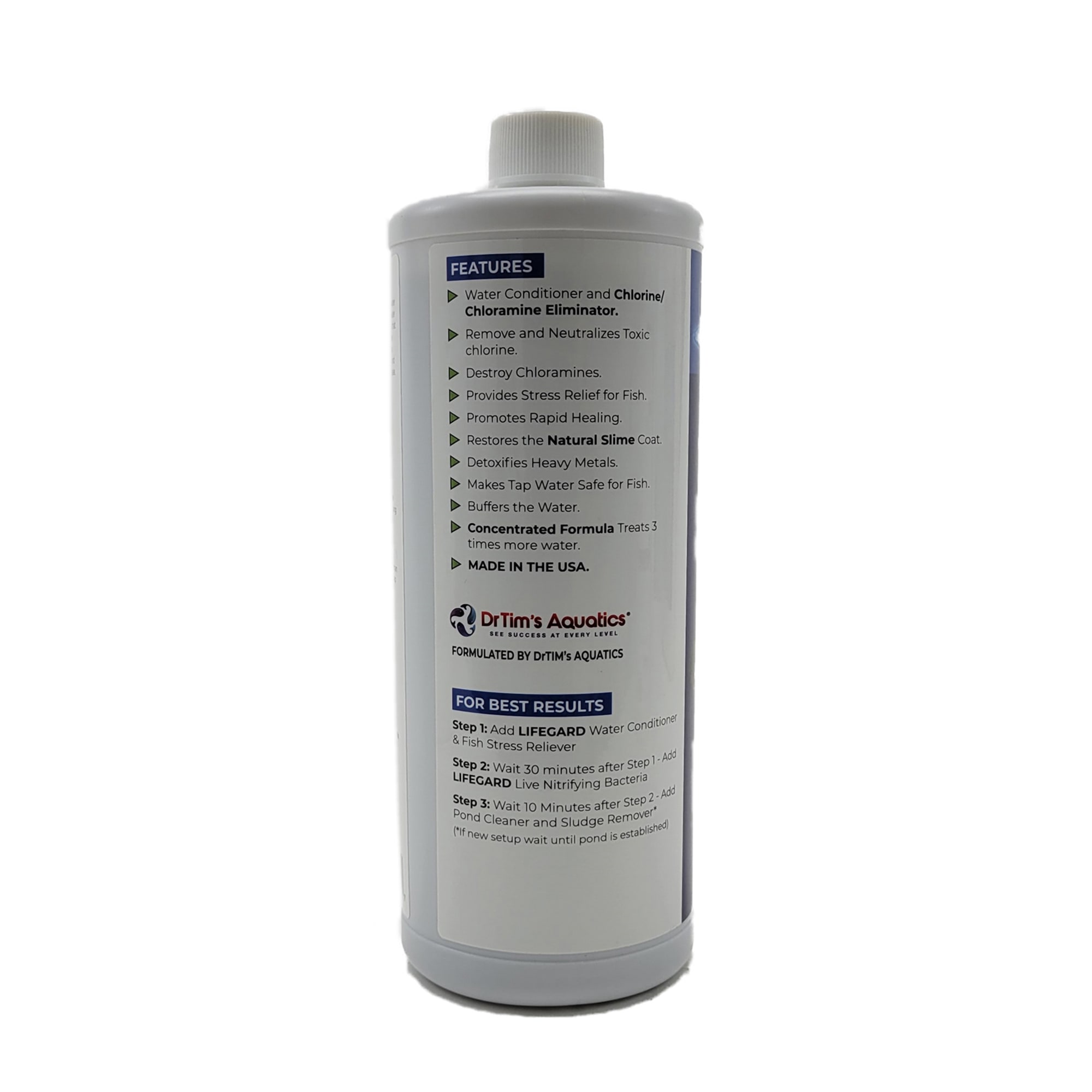 Lifegard Aquatics Water Conditioner and Stress Reliever, 32 fl. oz.