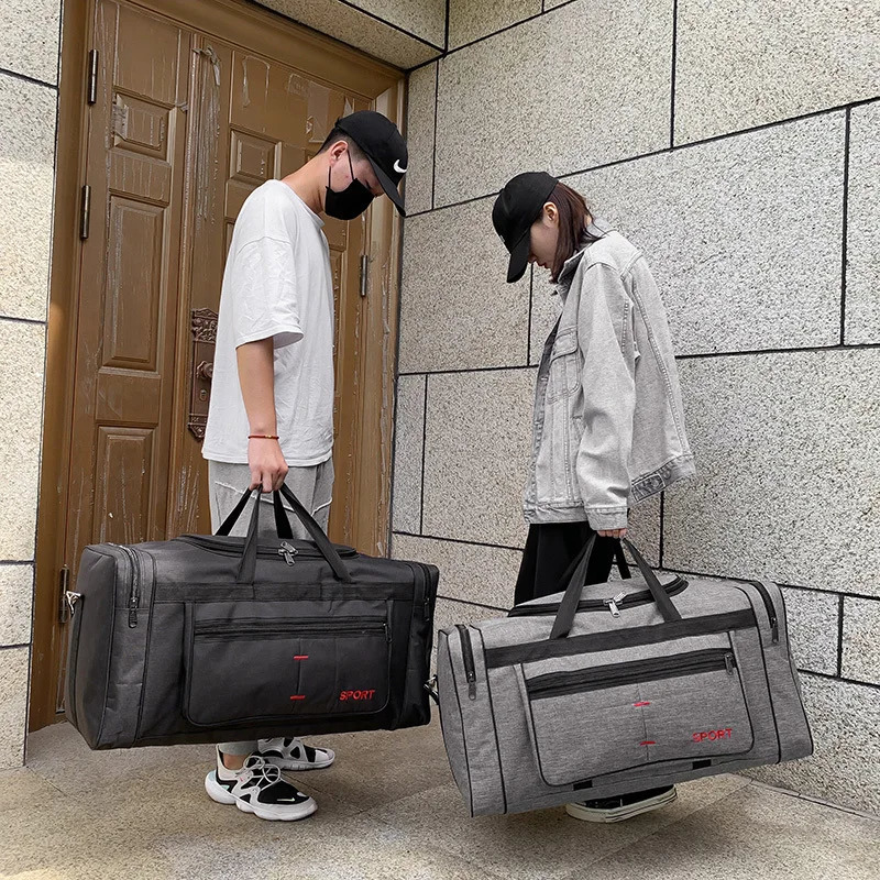 Super large capacity mens travel bag waterproof large luggage bag mens weekend travel handbag 241125