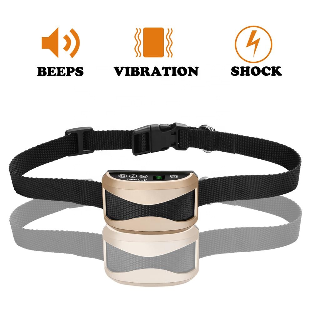 Wodondog Antibark Dog Training Collar Waterproof Rechargeable Sensitivity Adjustable Dog Barking Control Training Dog No Bark