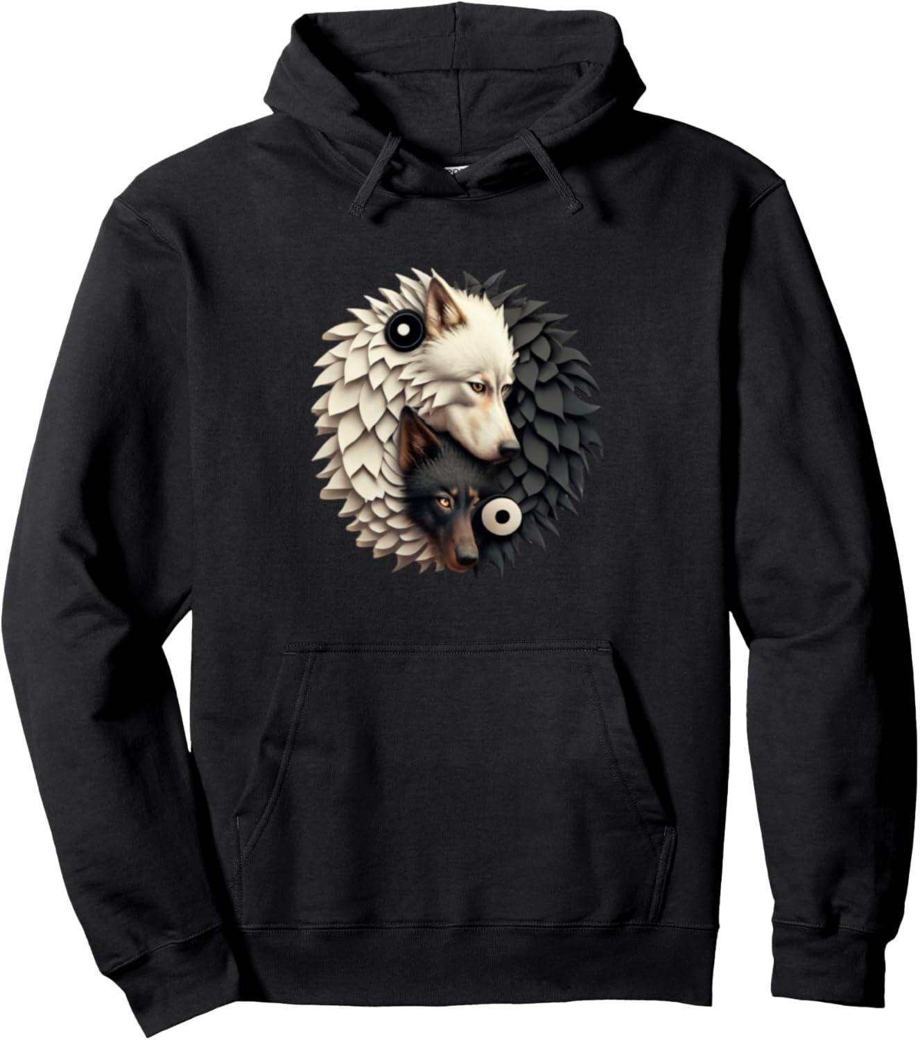 Hoodie for Mens Womens Wolf Style Design Pullover Hoodie Graphic Hoodies sweatshirt Fashionable and Handsome