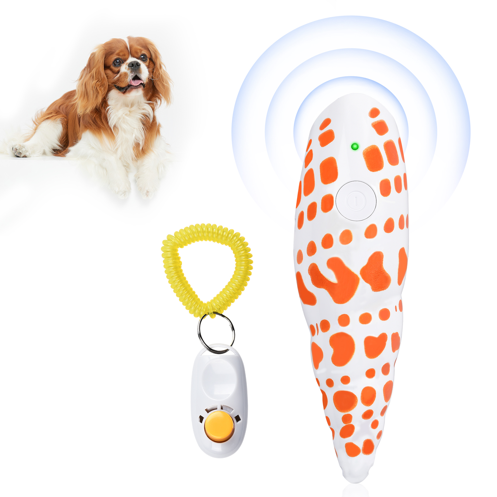 Pet products Rechargeable ultrasonic bark control devices 16.4 feet Range Correct Dog Bad Behaviors Trainer