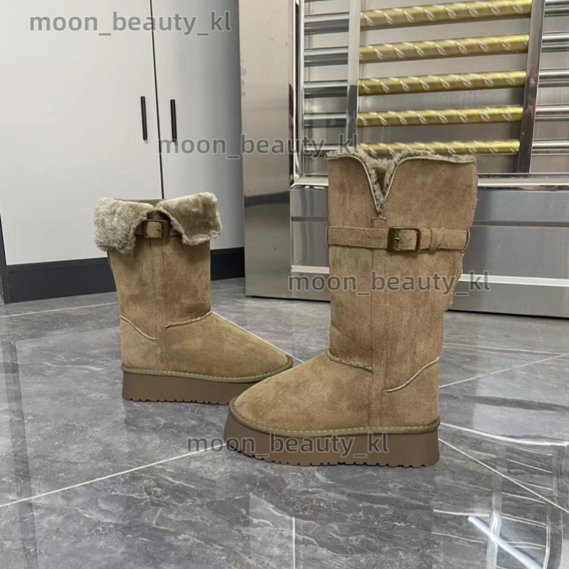 designer boot Ready to ship in seconds~Northeast velvet 2024 winter double wearing snow boots for women, thick soled and slimming, knee length boots, 