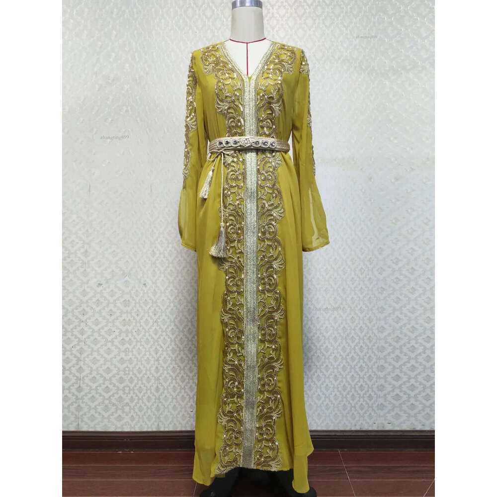 Eid Muslim Party Dress for Women Abaya Emboridery Jalabiya Morocco Dresses Abayas Kaftan Abaya Islam Vestidos Arab Long Robe 240229