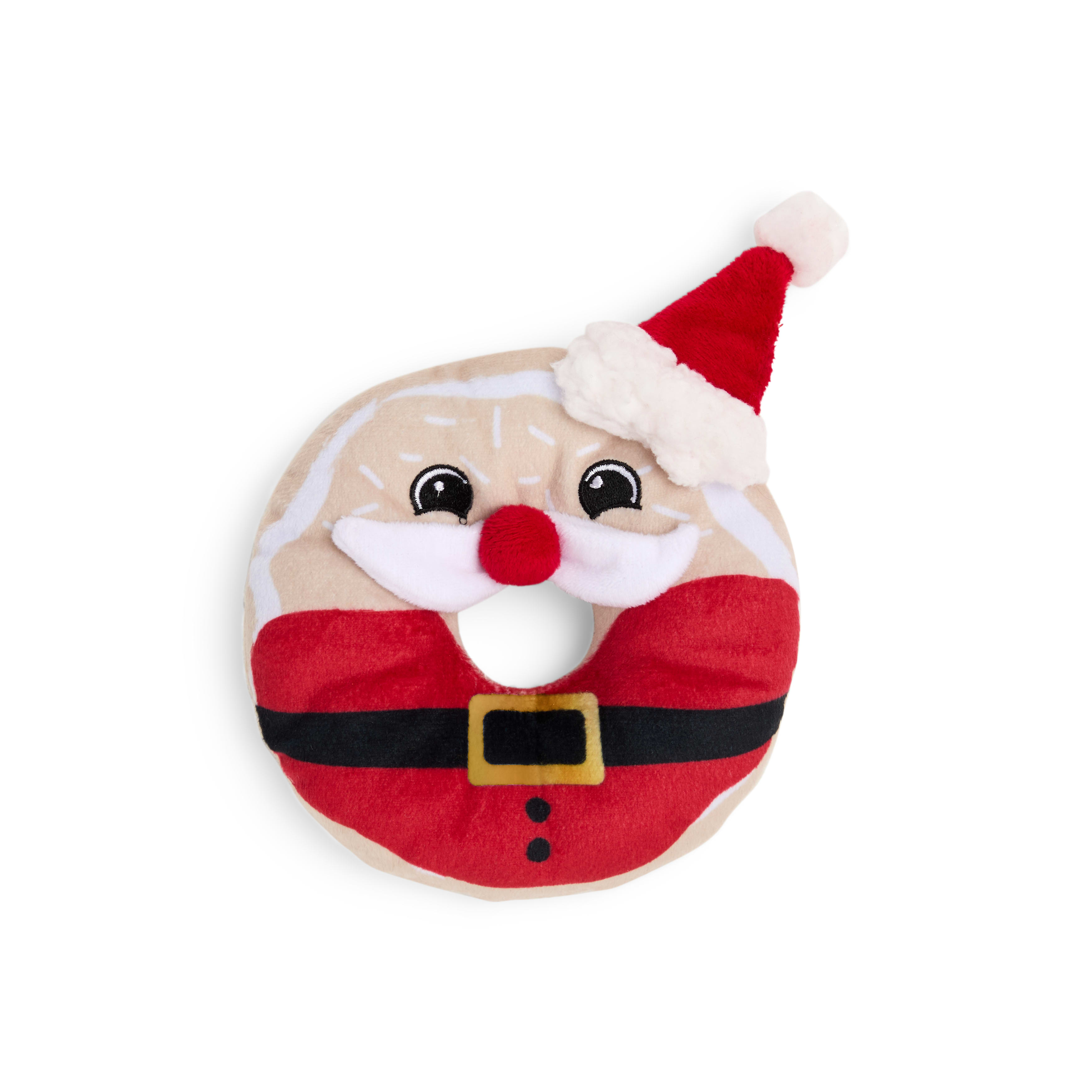 Merry Makings Plush Donut Dog Toy, Small, Pack of 4