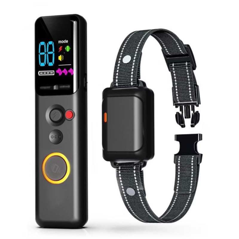 Rechargeable Waterproof Electric Dog Training Collar 3 Training Mode Beep Vibrating Shock No Bark Dog Shock Collar with Remote