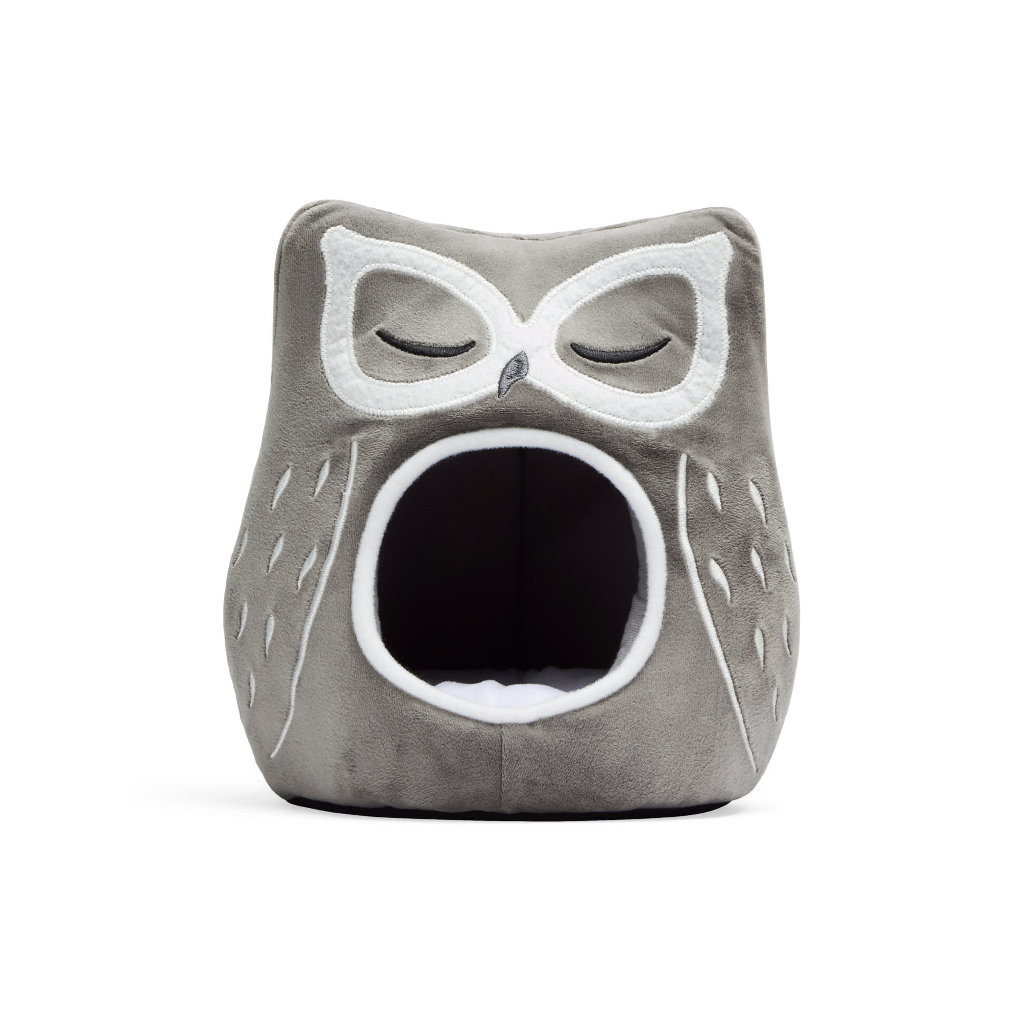 EveryYay Owl Bed for Small Animals, 7" L X 6.5" W X 9" H