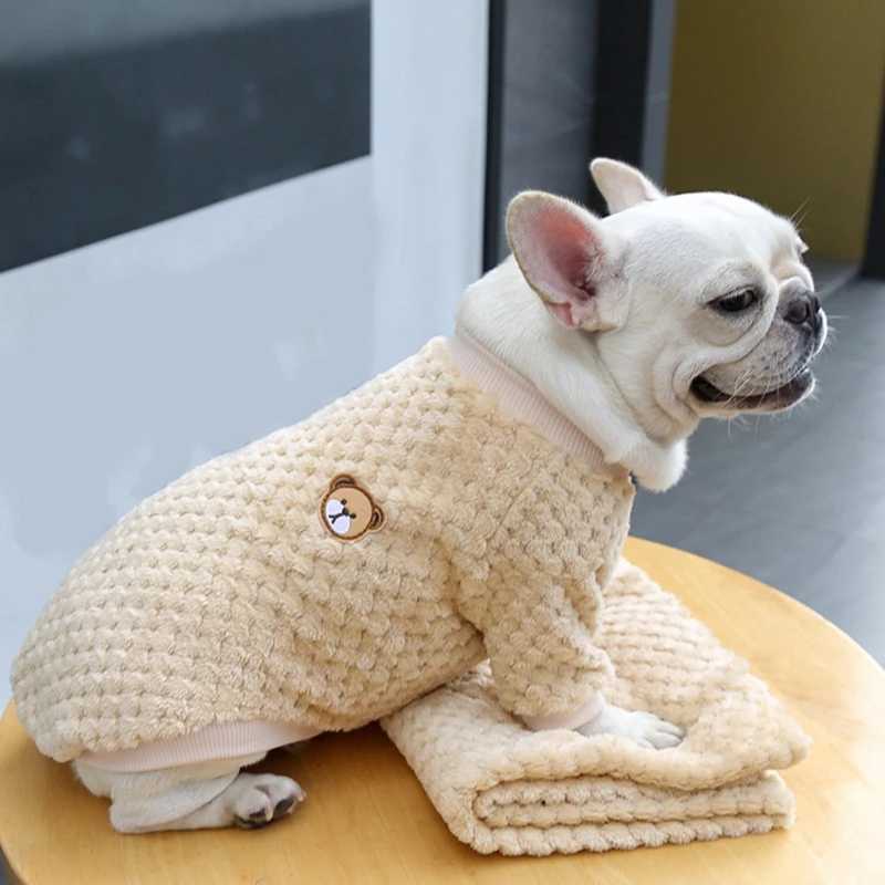 Pet Autumn and Winter Fleece Clothes Dog Cat Warm Coat Small Dogs Clothing Chihuahua CostumesXJ241125