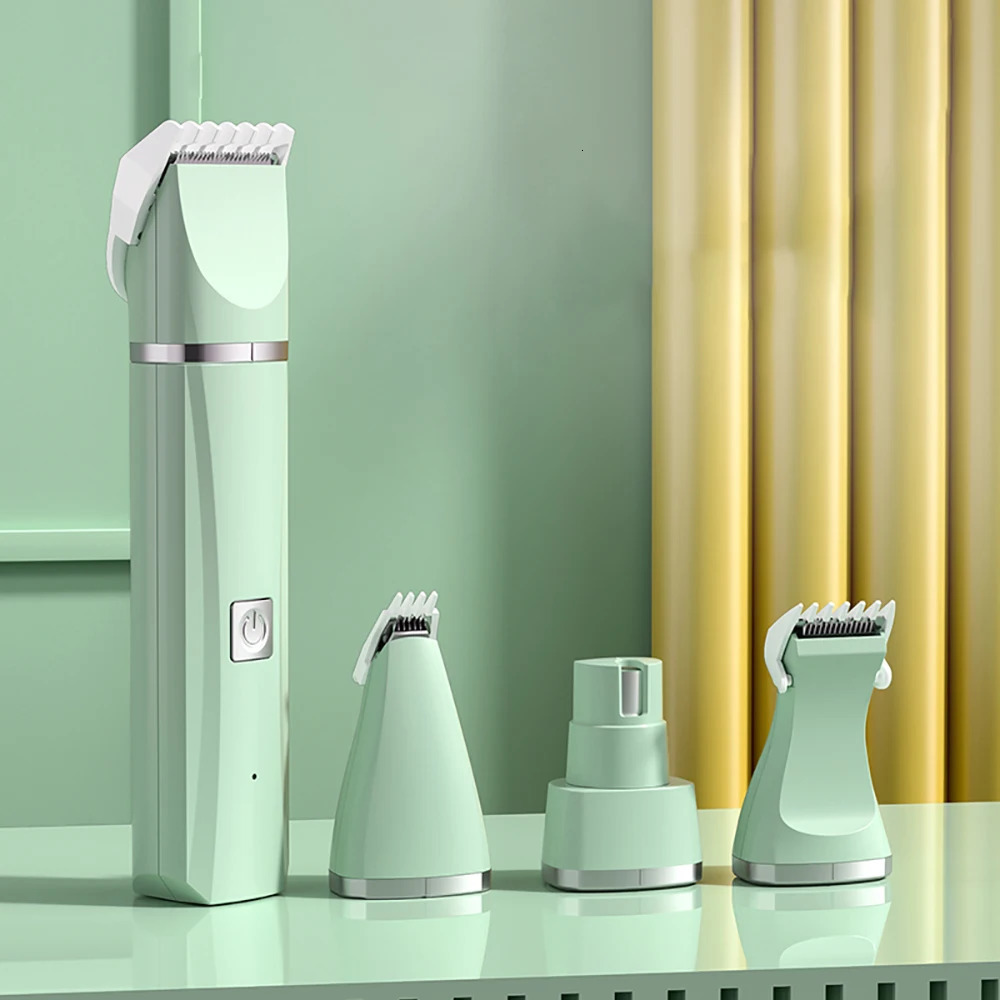 Dog Clipper Cat Hair Clippers Pet Grooming Haircut nail Trimmer Set 4 in 1 Cordless Rechargeable Professional Pet Grooming Tool 241125