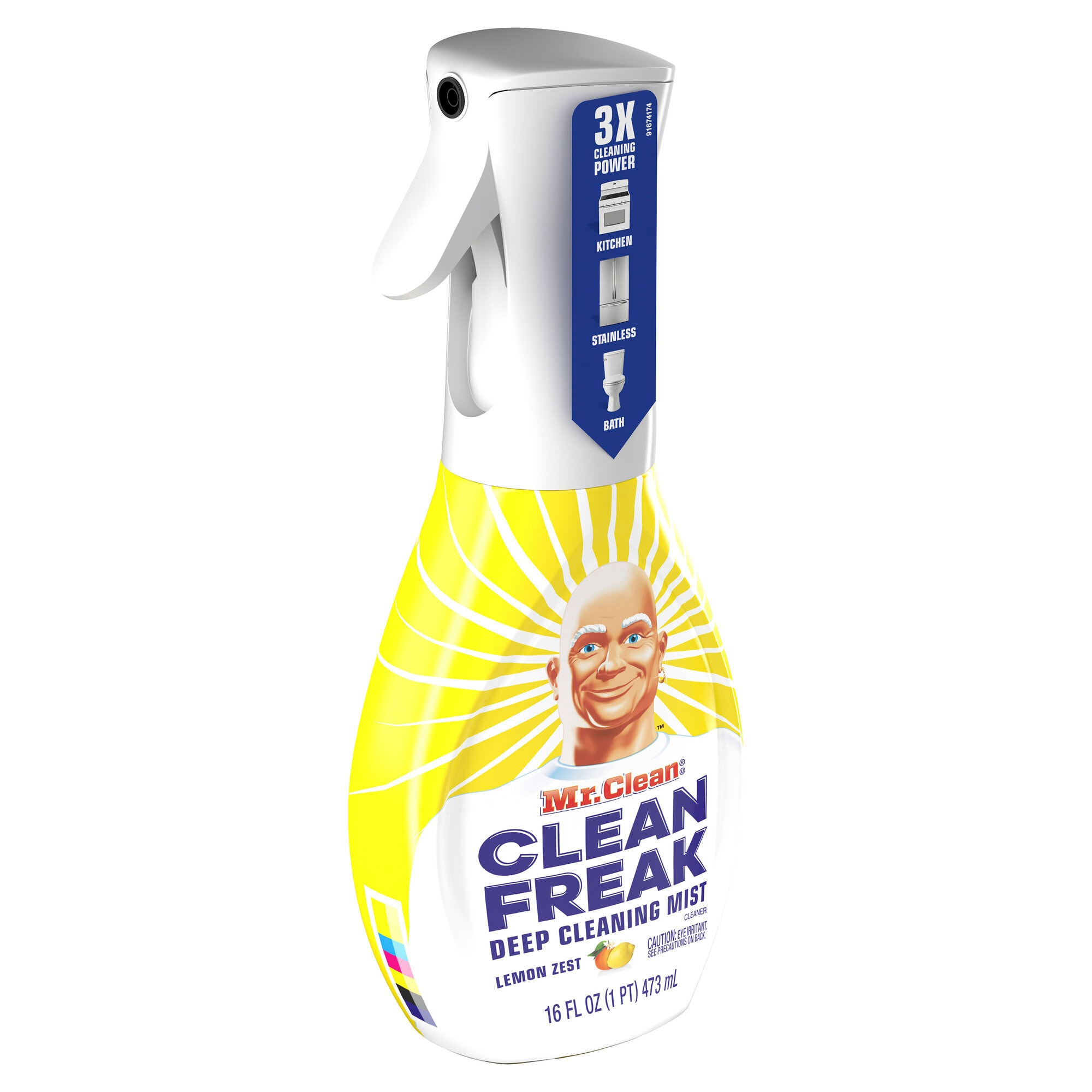 Mr. Clean, Clean Freak Lemon Zest Deep Scent Cleaning Mist Multi-Surface Spray, 16 fl. oz.