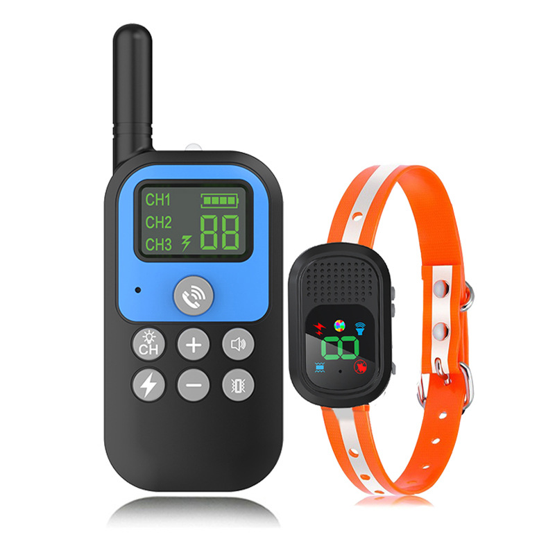 Hot sale hot sale control pet shock collar rechargeable anti barking collar dog training collars