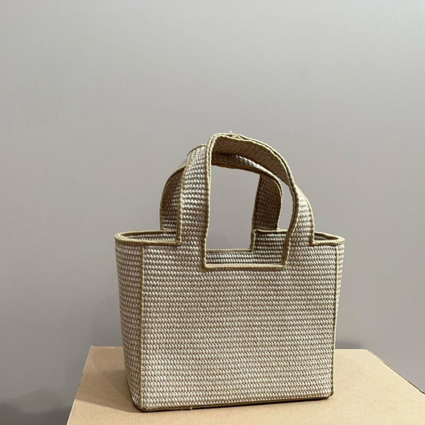 Tote Handbag Woven Designer Straw High-Capacity High Quality Large Handbag Shoulder Summer Women's Leisure Beach Bag Multifunctional Bag