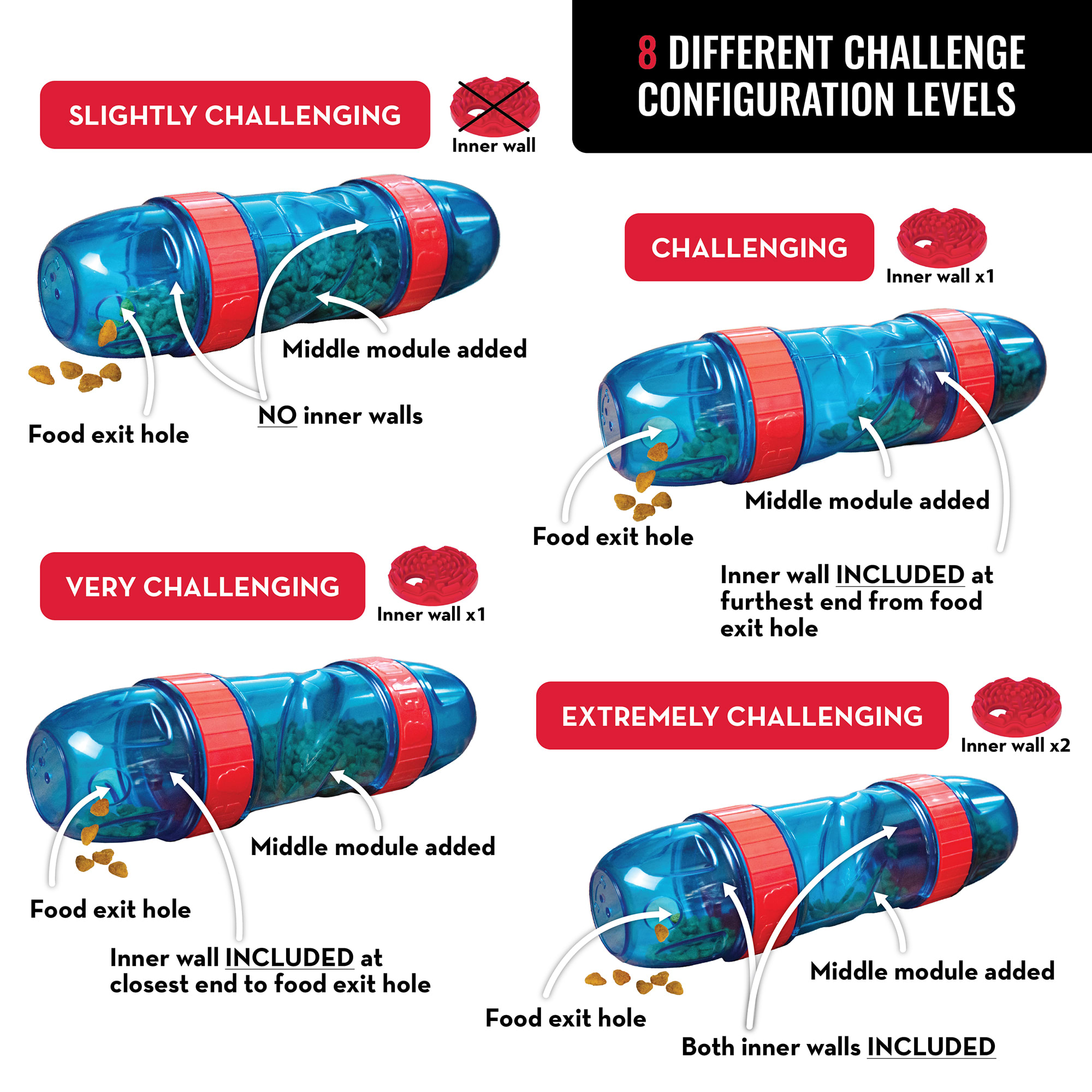 KONG Scuttle Pod Dog Toy, Large