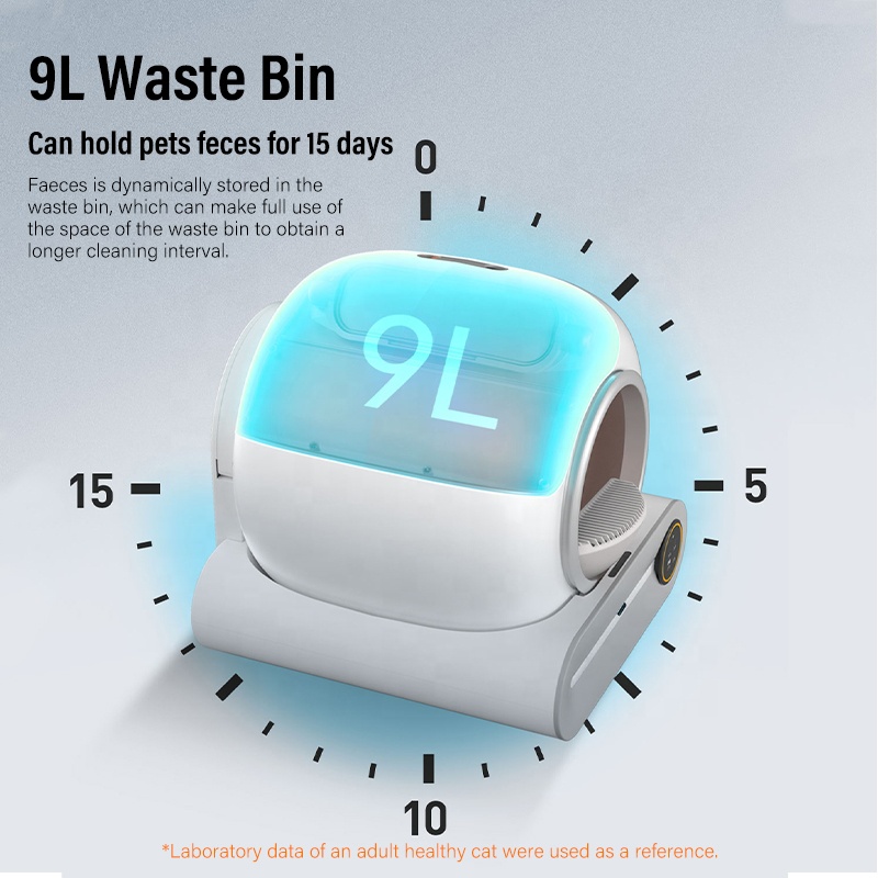 Fashion Design Low Noise App Wifi Touch Control Intelligent Electric Self Cleaning Smart Automatic Cat Litter Box Cleaner