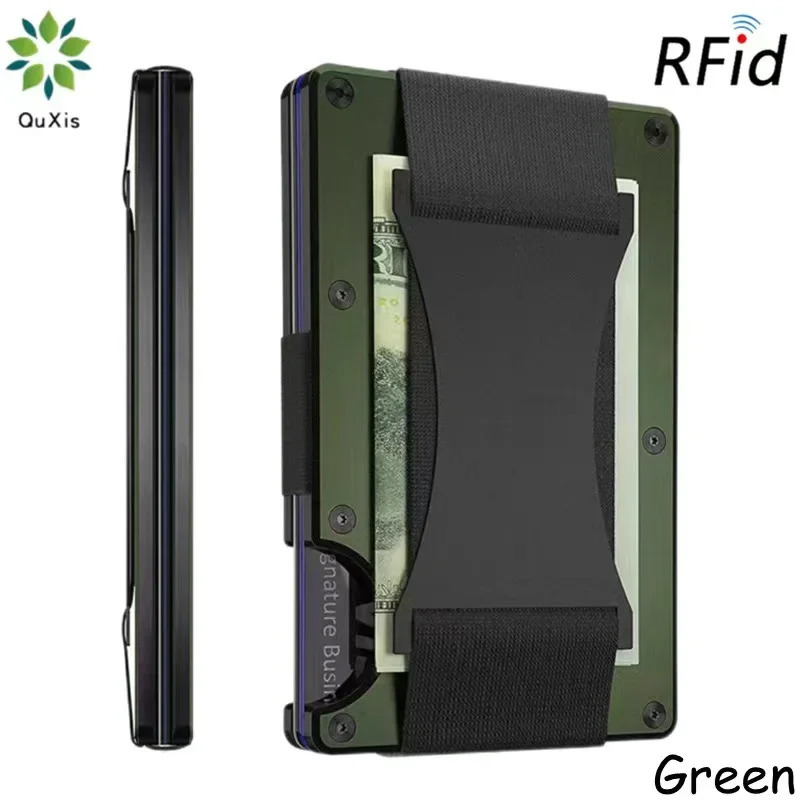 High end carbon fiber wallet RFID enclosed ID card holder commercial credit card holder carbon fiber minimum value wallet 241125