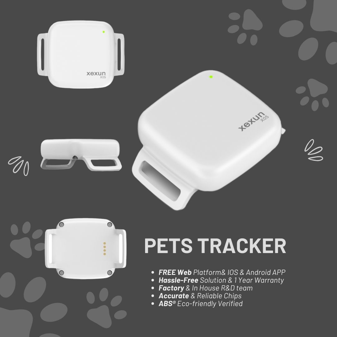 Xexun Free GPS management App Platform High precision Pet Gps Tracker GPS Tracking Device for Dog Cat Pet