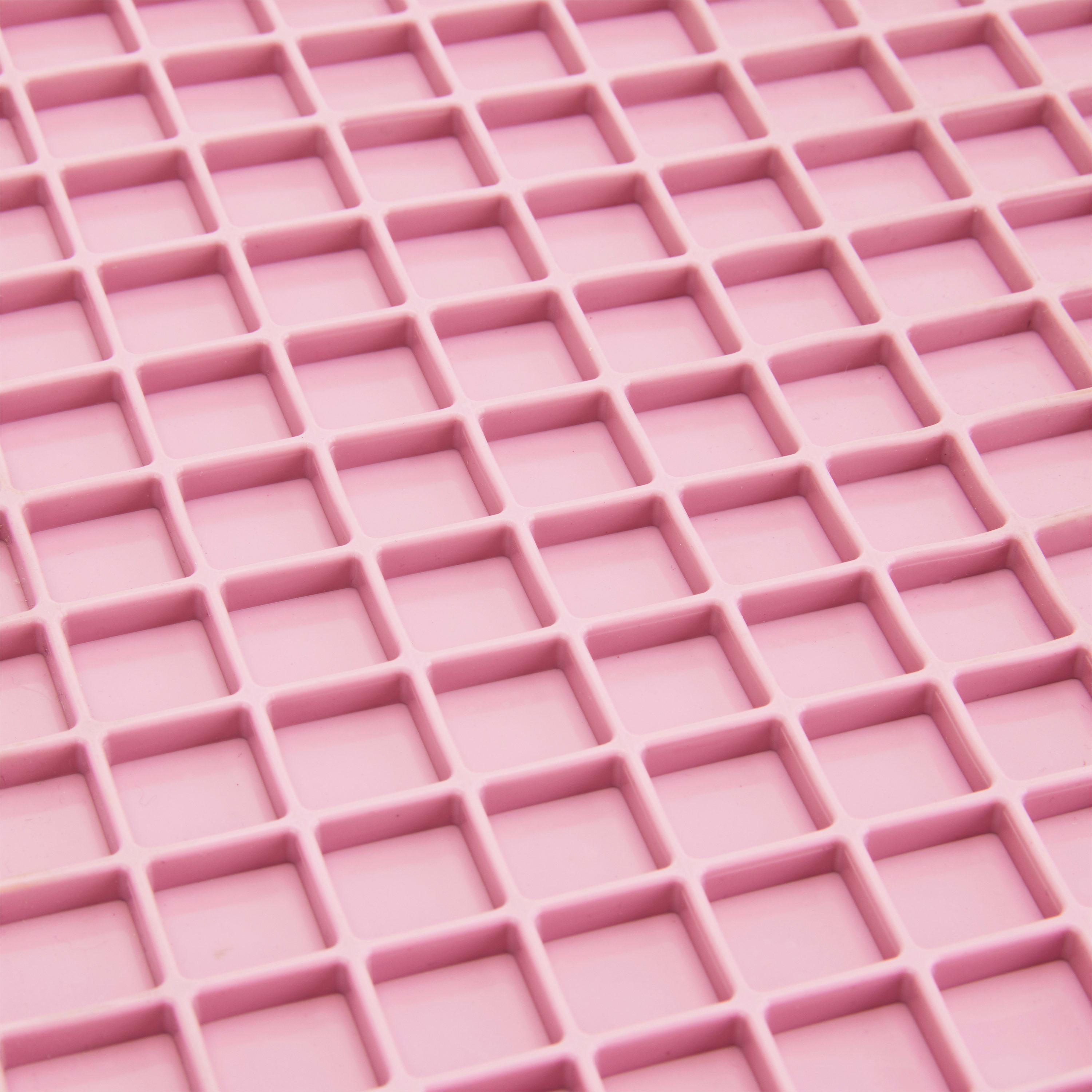 EveryYay Blush Dog Treat Mat, 11" L X 11" W X 0.3" H