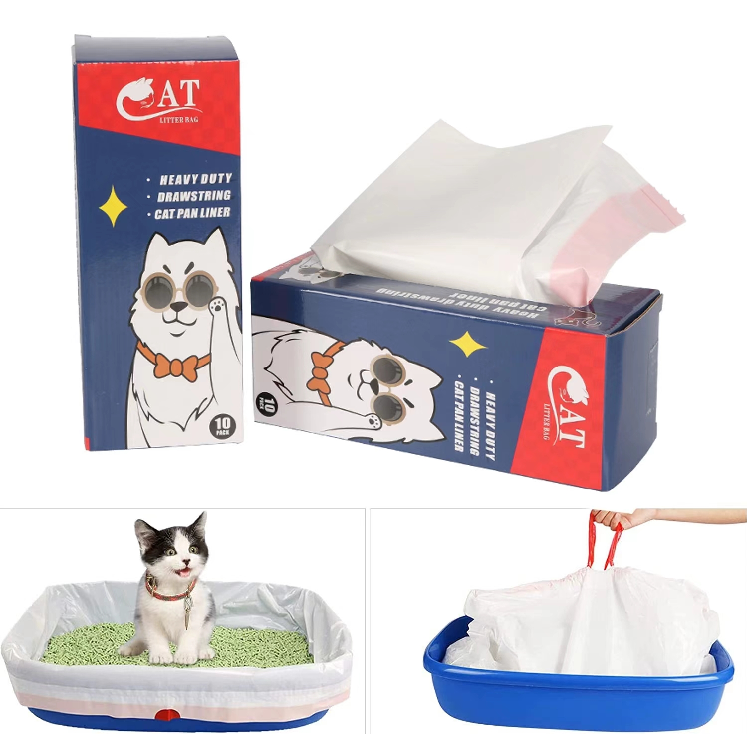 Guaranteed Quality Proper Price Three-Dimensional Portable Cat Open Litter Box
