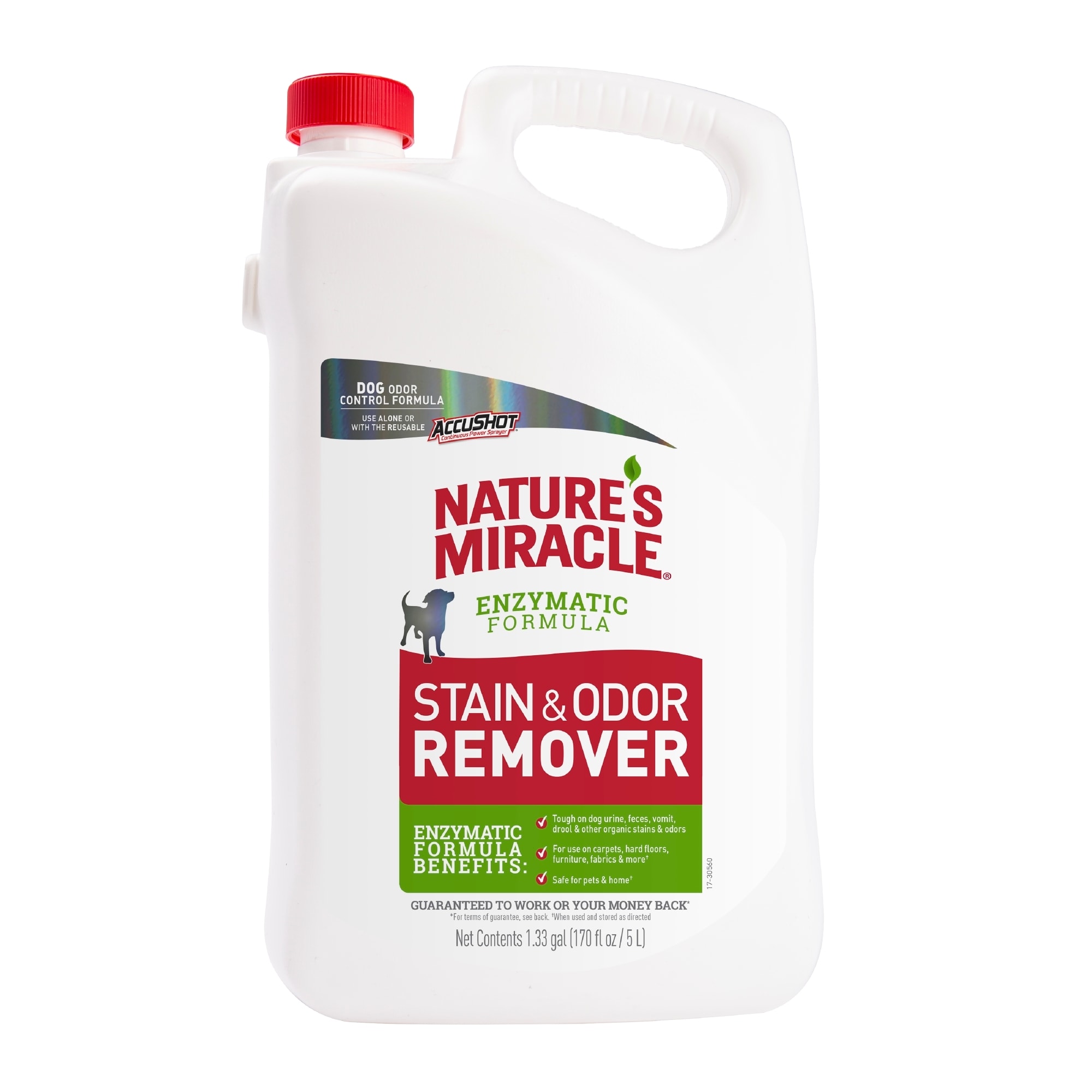 Nature's Miracle Stain & Odor Remover for Dogs, 170 fl. oz.