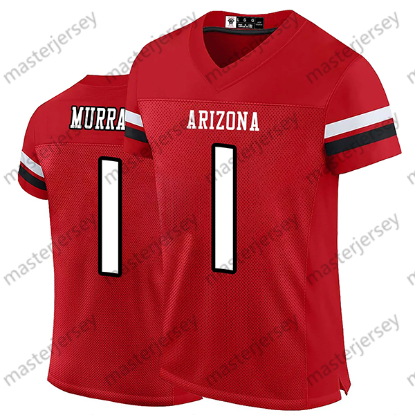 1 Murray Football Jerseys Baker Tillman McBride Boldin Conner Hopkins Watt Boldin Custom All Stitched Name and Number