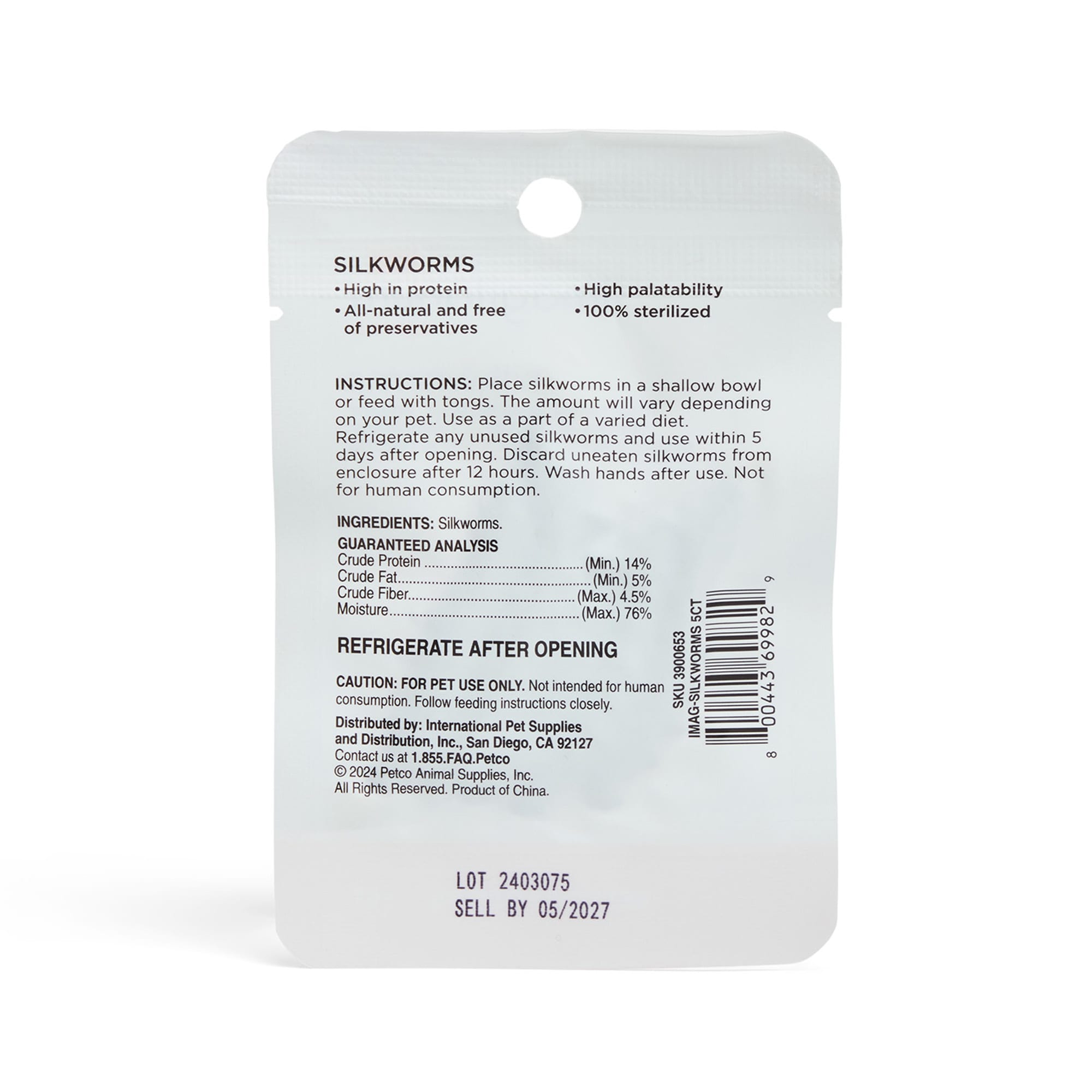 Imagitarium Silkworms, 0.3 oz., Count of 5