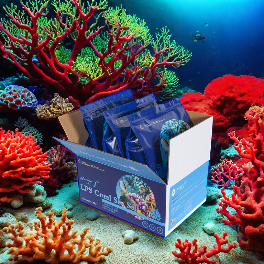 Factory wholesale High quality red coral sea salt aquarium accessories saltwater aquarium salt