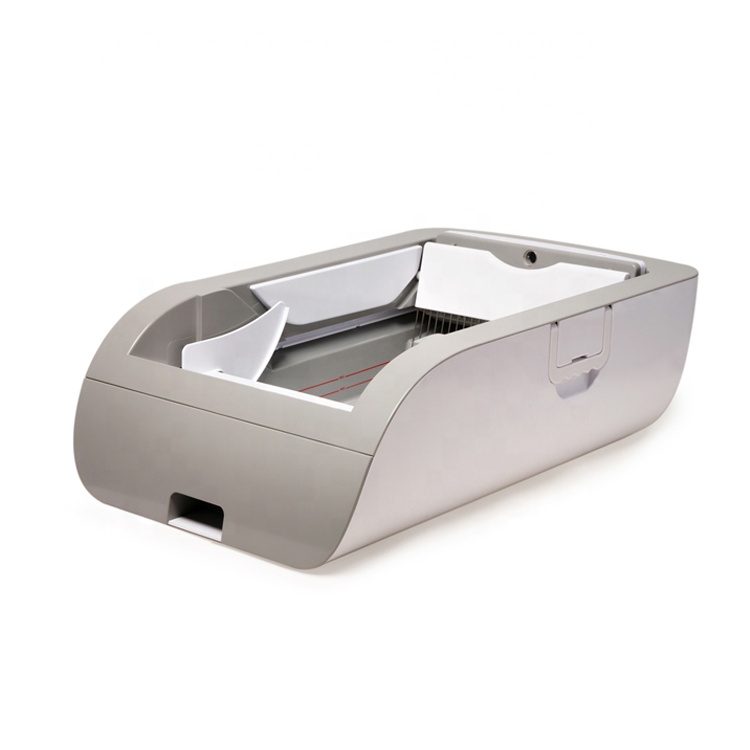 2022 Gray Multi Functional Cat Self Cleaning Automatic Cat Litter Box for Cats