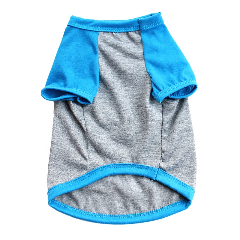 Cute Polyester Dog Summer Vest with Print Small Pet Clothes Featuring Lettering "YOU RESCUED MY HEART" for Spring Season