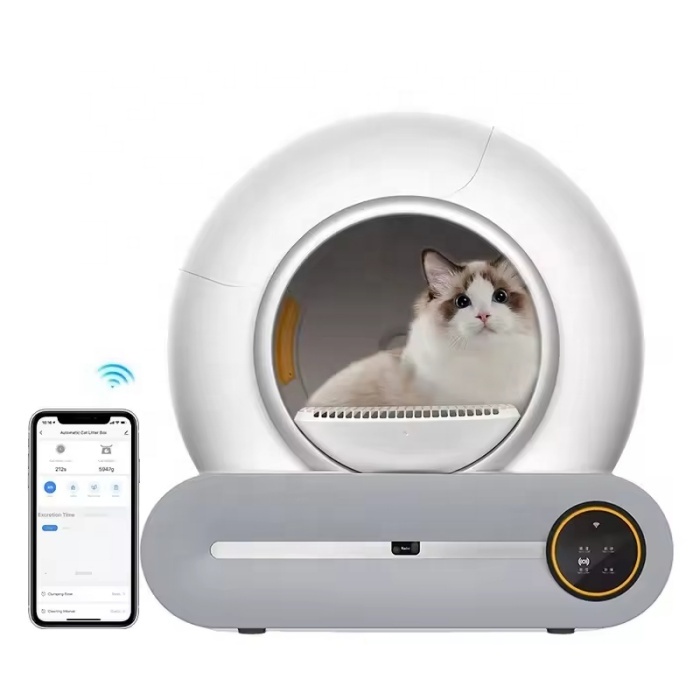 New fashion design Carton packing automatic sandbo cat litter box thickened cat toilet cat tree with litter box enclosure