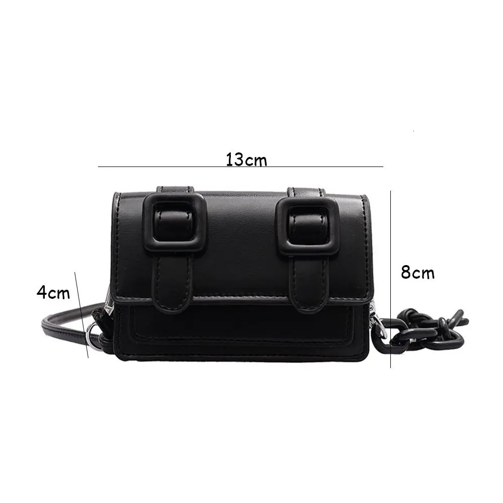 Mini Small Messenger Bags For Women Girl Chain Purse PU Leather Handbag Ladies Crossbody Summer Yellow 241115