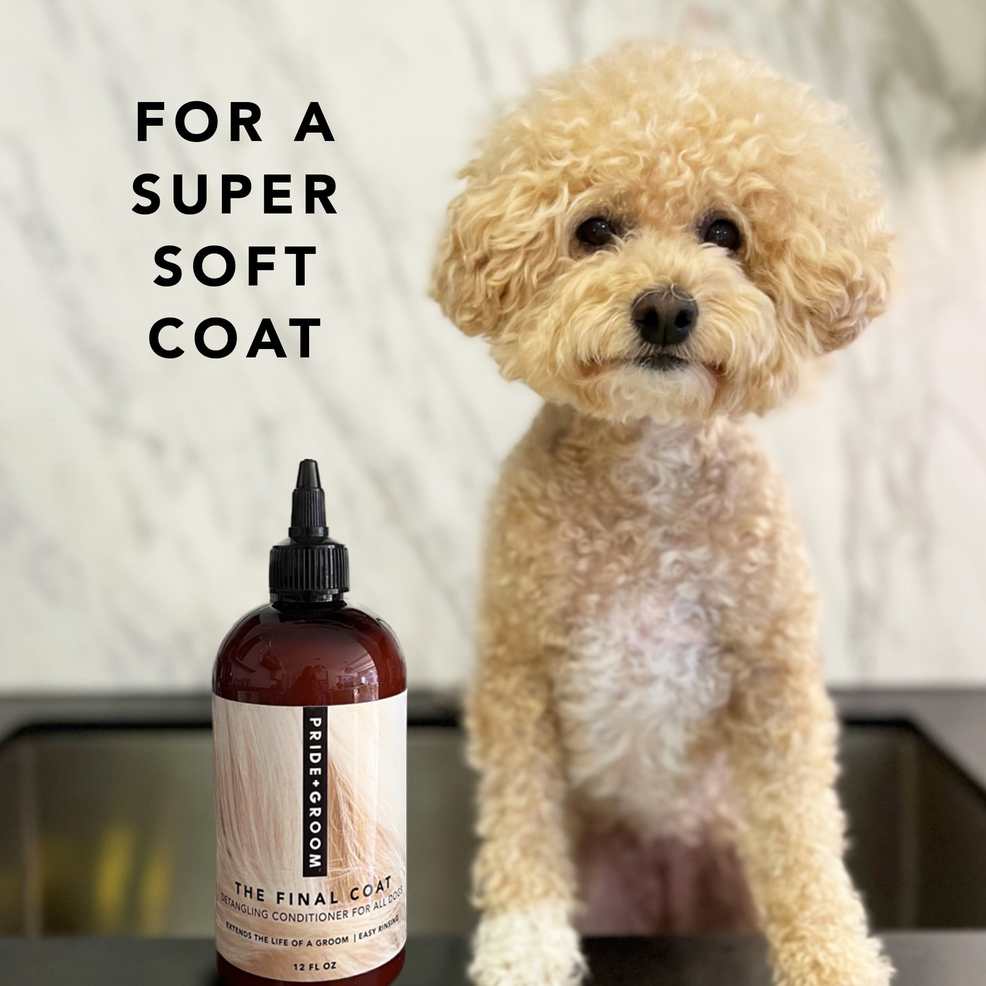 Pride+Groom The Final Coat Dog Conditioner, 12 fl. oz.