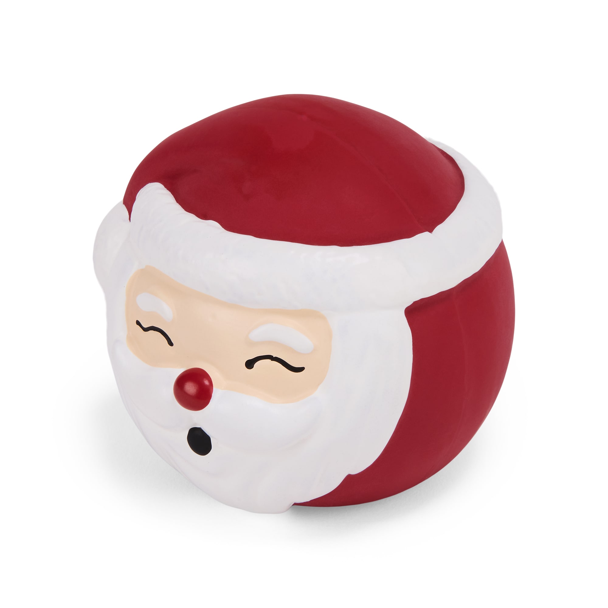 Merry Makings Santa Latex Ball Dog Toy, X-Small