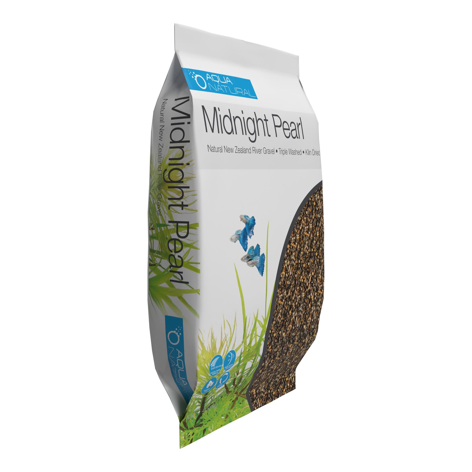 Aqua Natural Midnight Pearl Gravel, 10 lbs.