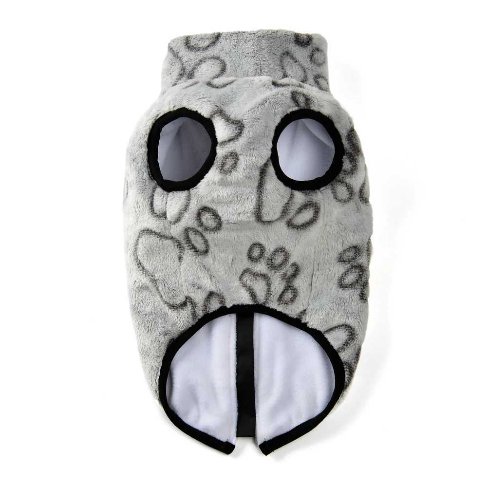 Winter Dog Clothes Warm Paw Print Pet Coat for Small Dog Puppy Fleece Jacket Clothing Apparel Chihuahua French Bulldog YorkshireXJ241125