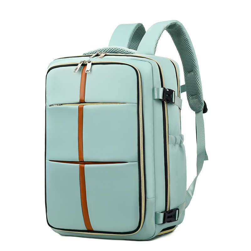 New women's backpack versatile outdoor multi-functional travel luggage men's bag large capacity new solid color backpack 241125