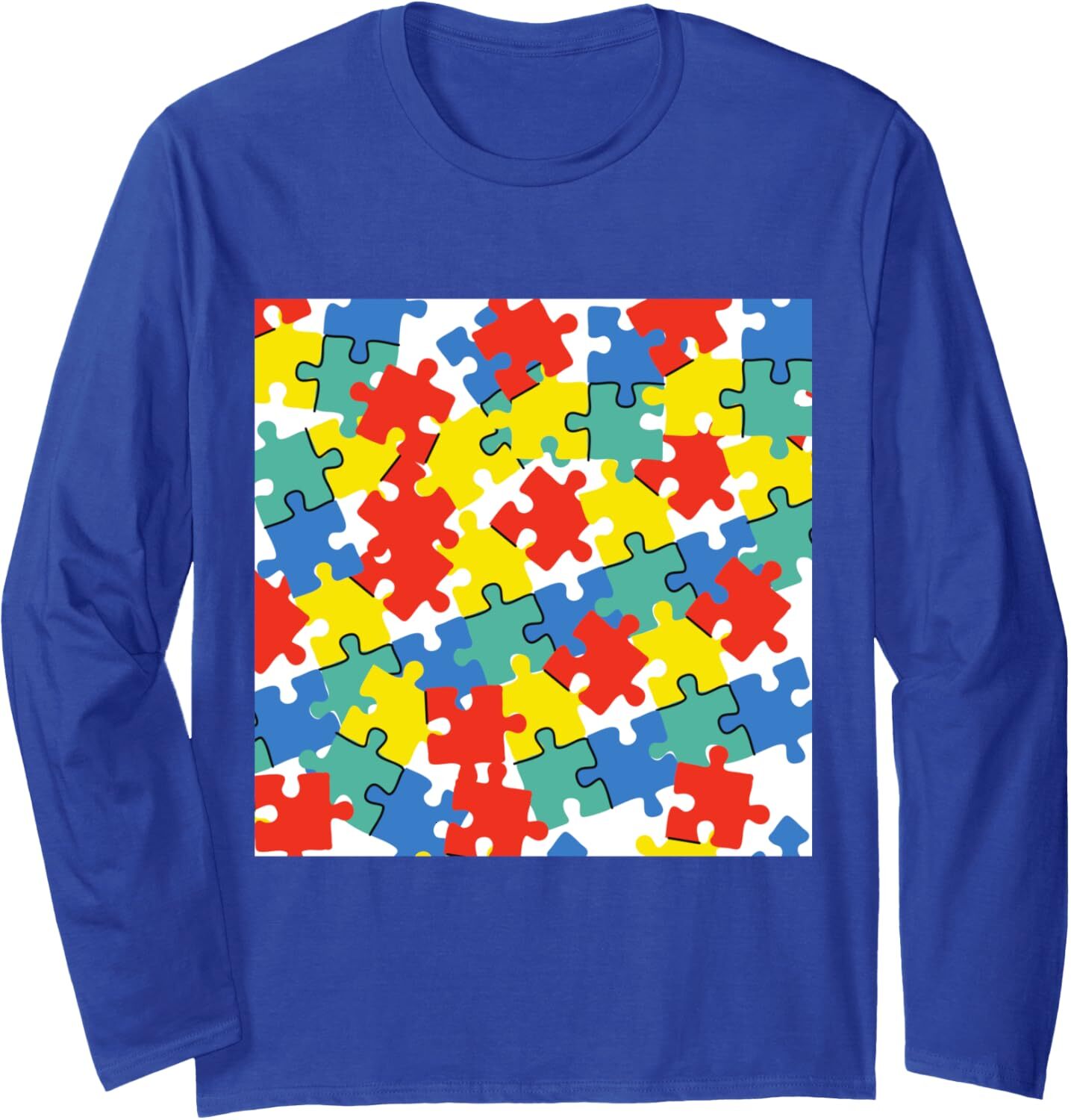 Long Sleeve Shirts for Men sweatshirt Puzzle Style Minimalist Tee Sleek and Thoughtful Design Long Sleeve Tee Streetwear Casual tops clothes cool colo