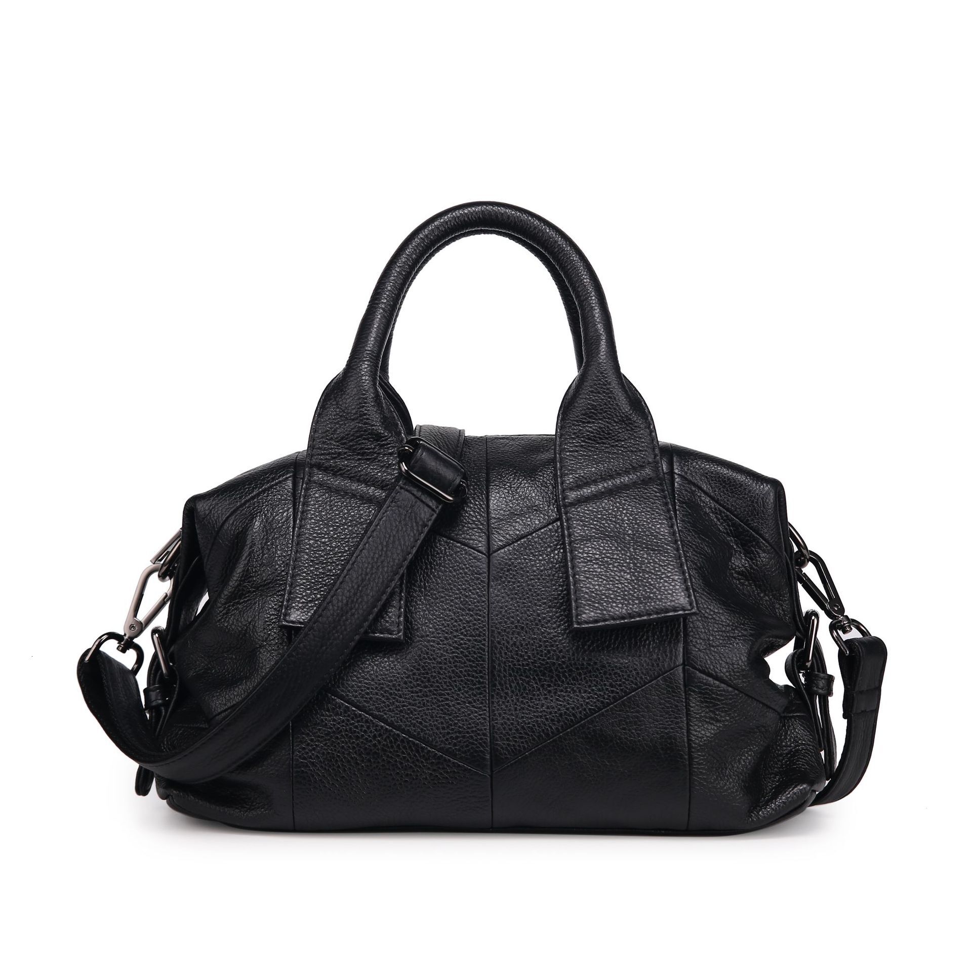 2022 New Genuine Leather Women's Top Layer Cowhide Handbag Simplified Casual Bag