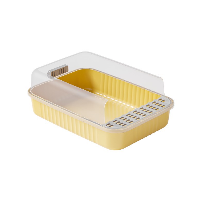 New design Litter Box Cat Toilet Litter Box Cleaning Cat Toilet Extra large Cat Toilet Plastic Training Kit Litter Box