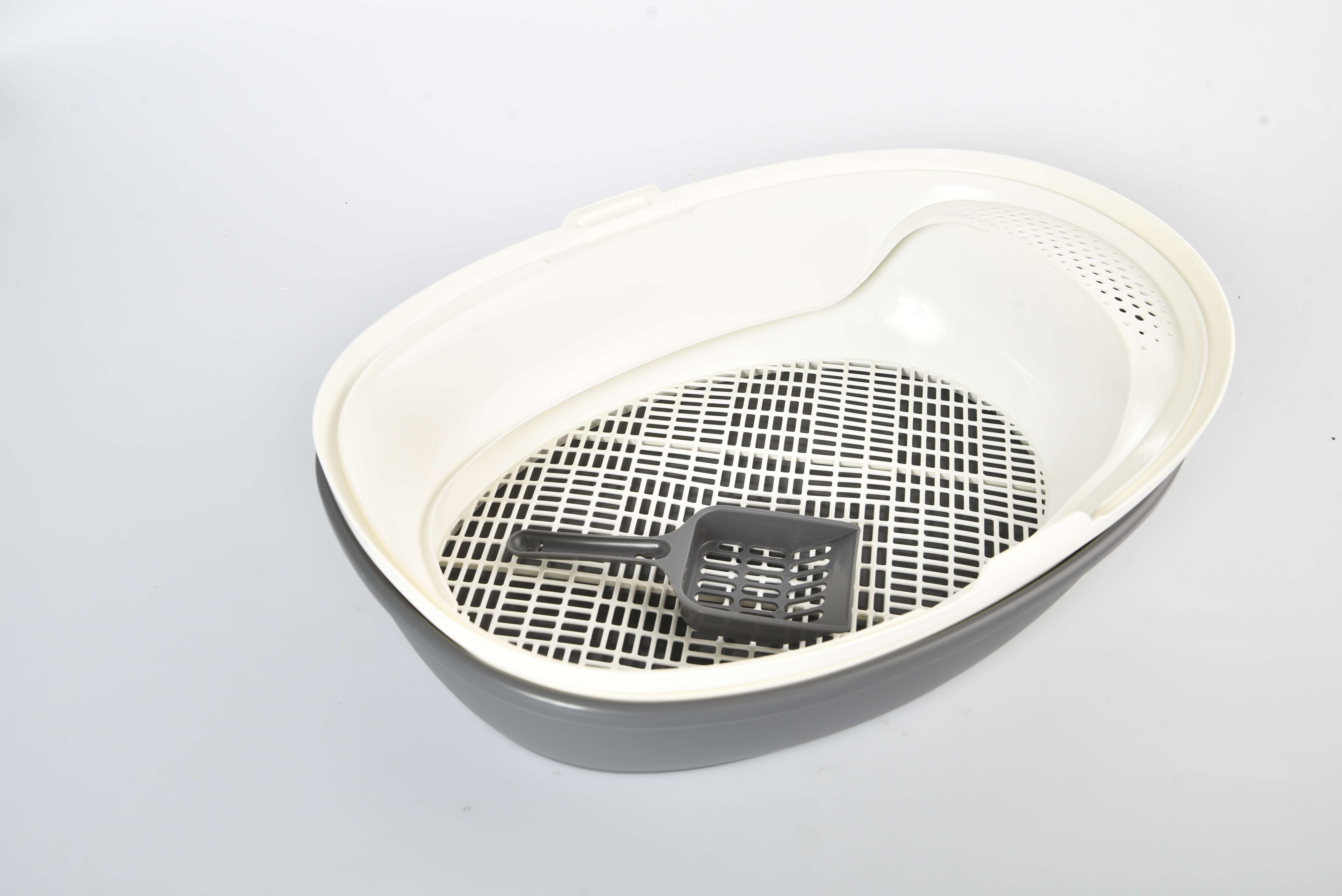 Wholesale Easy Cleaning Detachable Lightweight Best Plastic Cat Litter Toilet Litter Box For Cats