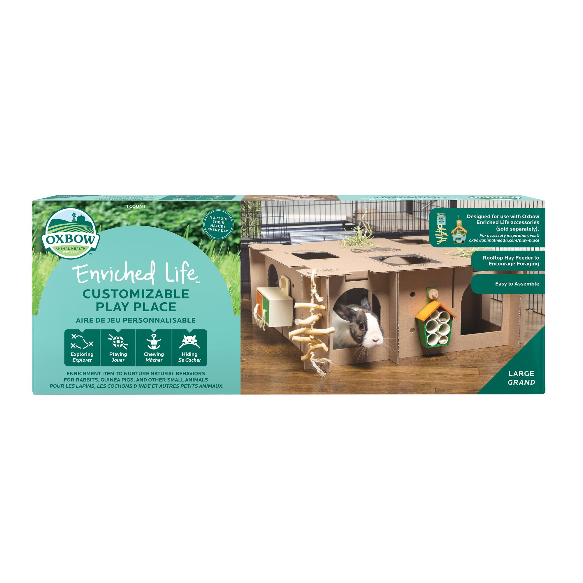 Oxbow Enriched Life Customizable Play Place Toy, Large