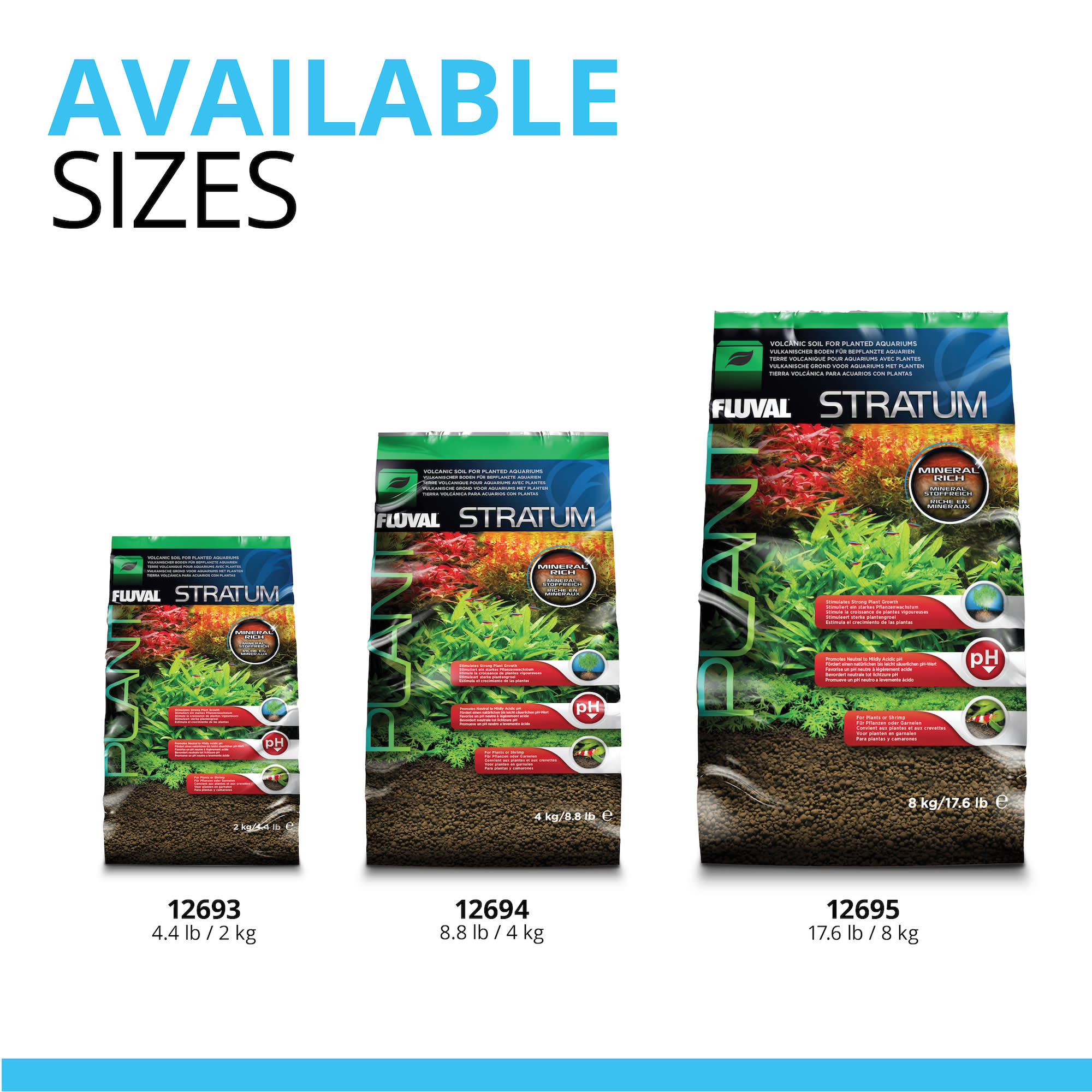 Fluval Plant and Shrimp Stratum, 8.8 lbs.