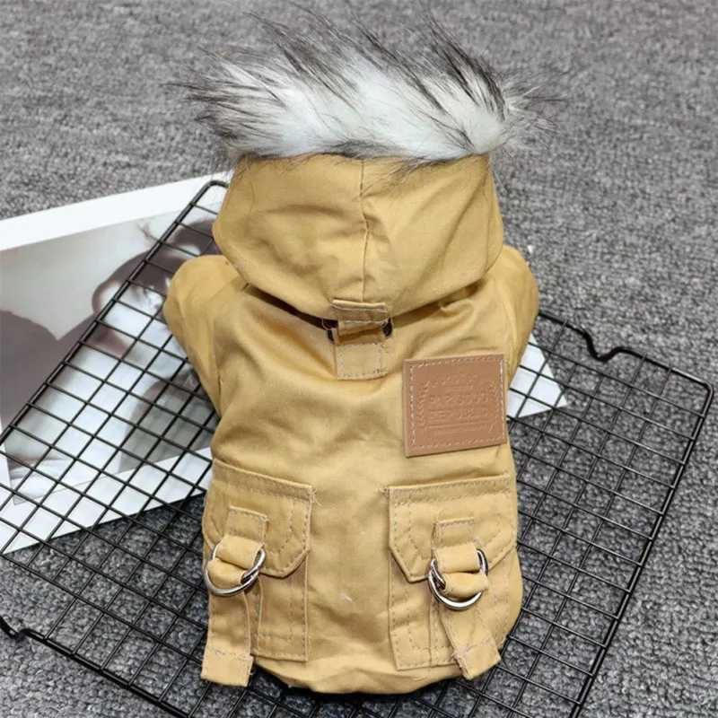 Winter Dog Clothes Warm Pet Hooded Jacket for Small Medium Dog Chihuahua Hooded Clothes Lightweight Hoodie Coat Pet OutfitsXJ241125